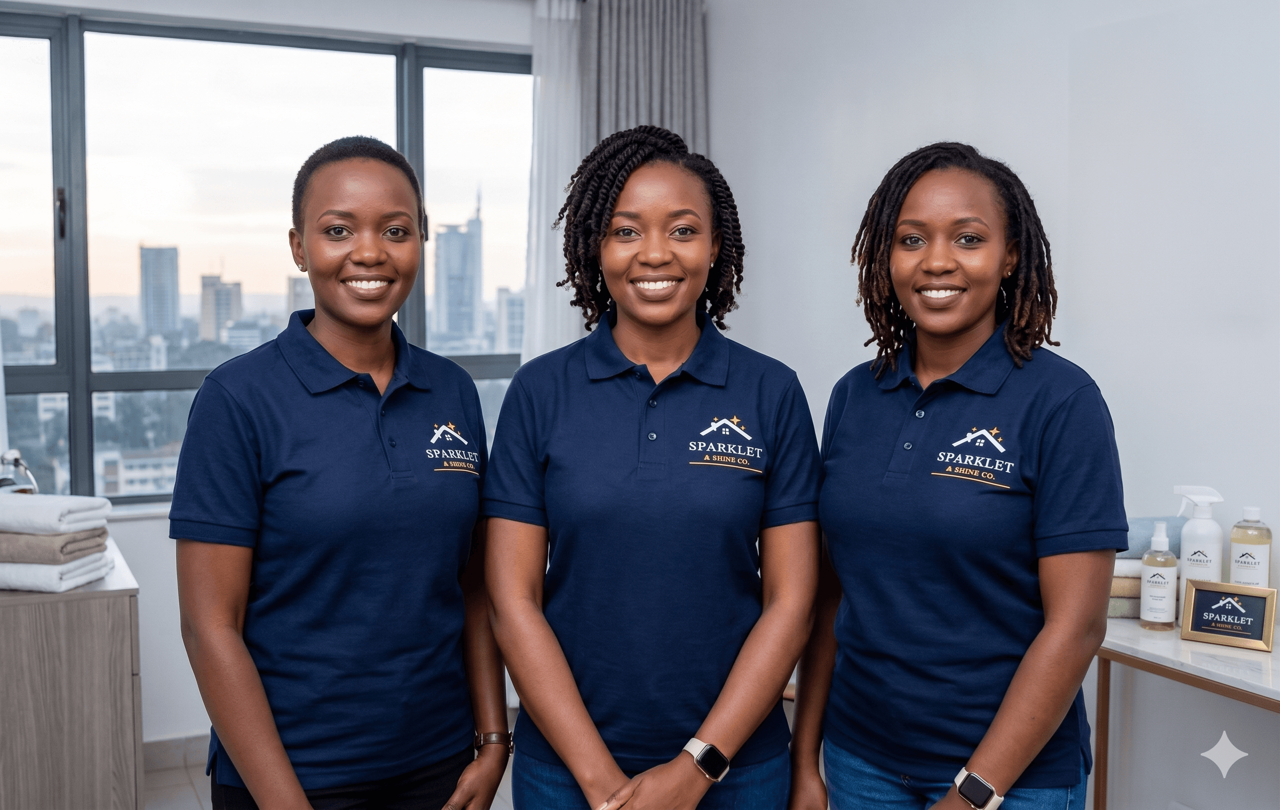 Vivian, Maureen, and Harriet - Sparklet & Shine Founders